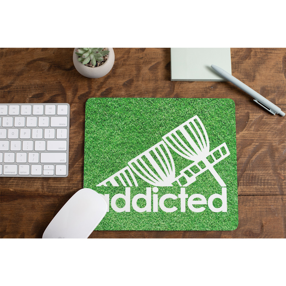 Disc Golf ADDICTED BASKET Mousepad Mouse Pad Computer Golf Gift